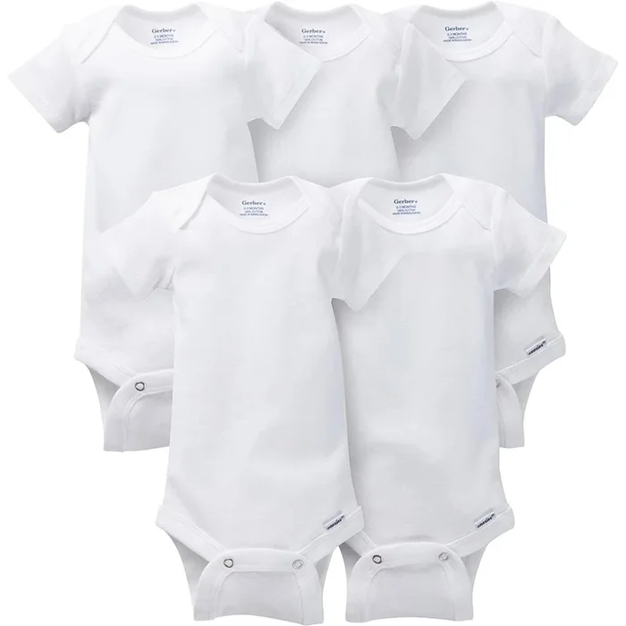 Onesies® Baby 5-Pack White Bodysuits
