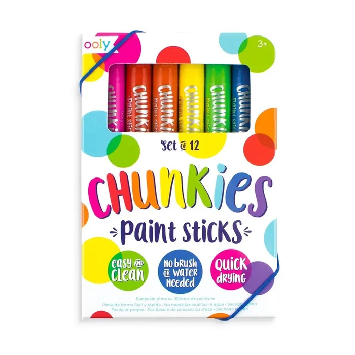 Ooly Chunkies Paint Sticks Set of 12