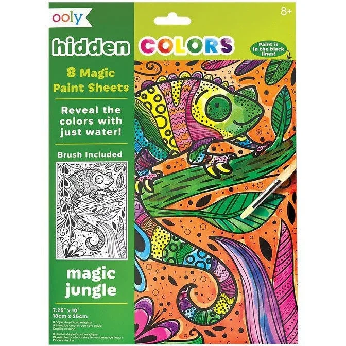 Ooly Hidden Colors Magic Paint Sheets | Magic Jungle