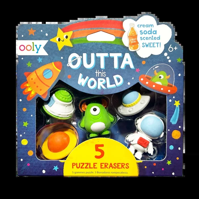 Ooly Outta This World Puzzle Erasers