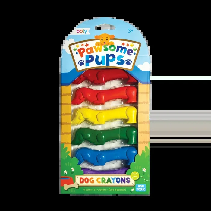 Ooly Pawsome Pups Dog Crayons