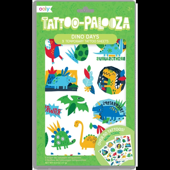 Ooly Tattoo-Palooza Temporary Tattoos | Dino Days