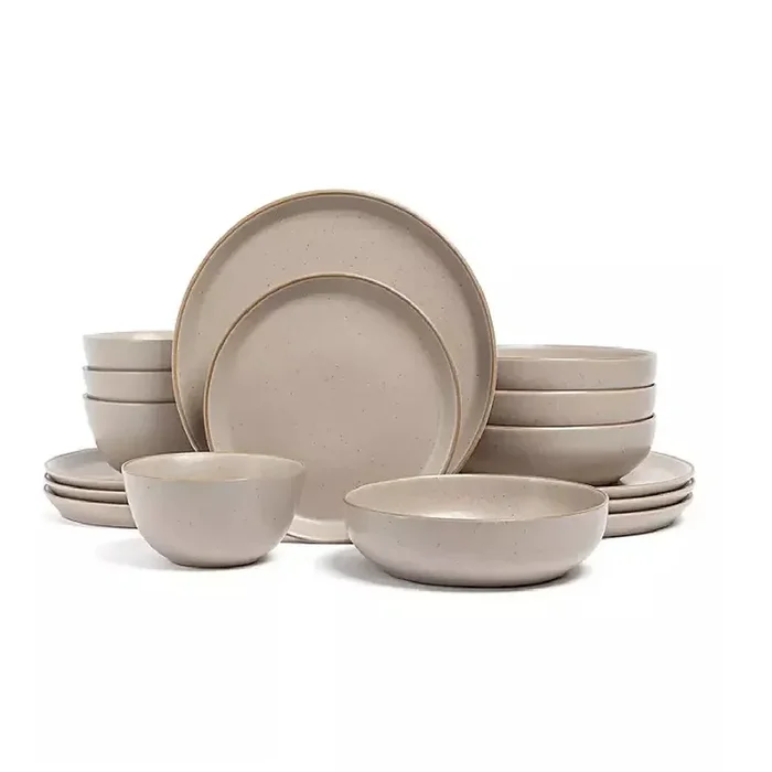 Options 16-piece Dinnerware Set (Beige)