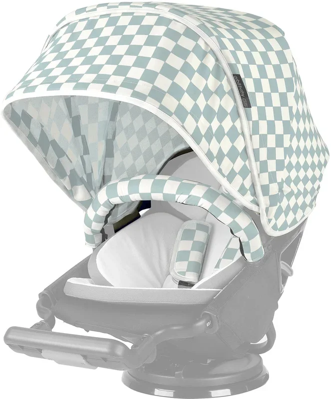 Orbit Baby G5 Stroller Canopy – Checkered Surf Spray