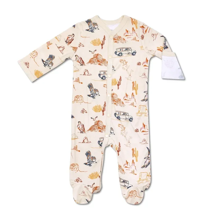 Organic Bamboo & Cotton Baby Bodysuit – Canyon
