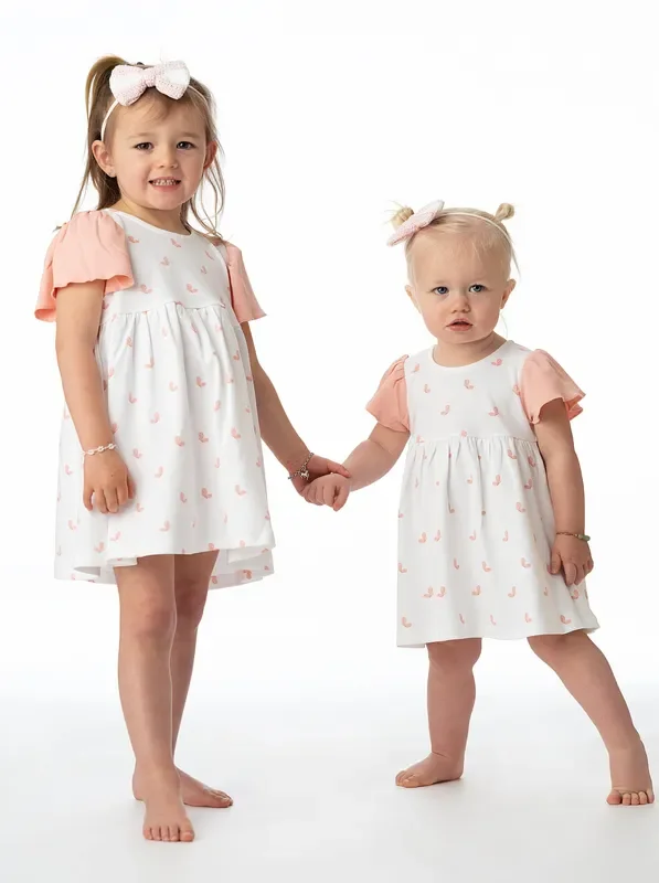 Organic Cotton Alice Ruffled Dress – Butterfly