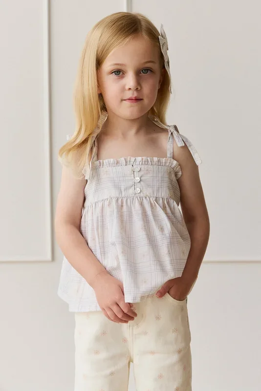 Organic Cotton Ariel Top – Marguerite Egret