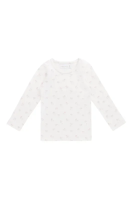 Organic Cotton Long Sleeve Top – Pauline Pink