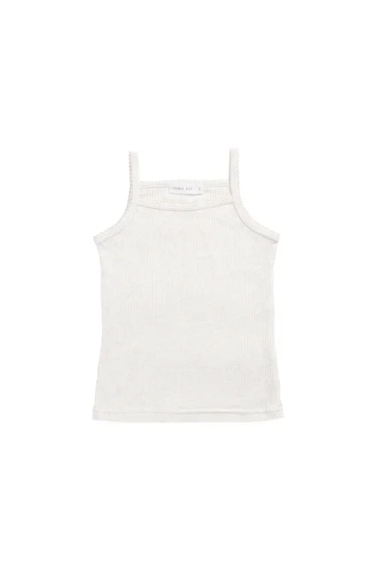 Organic Cotton Modal Marina Singlet – Icing Marle