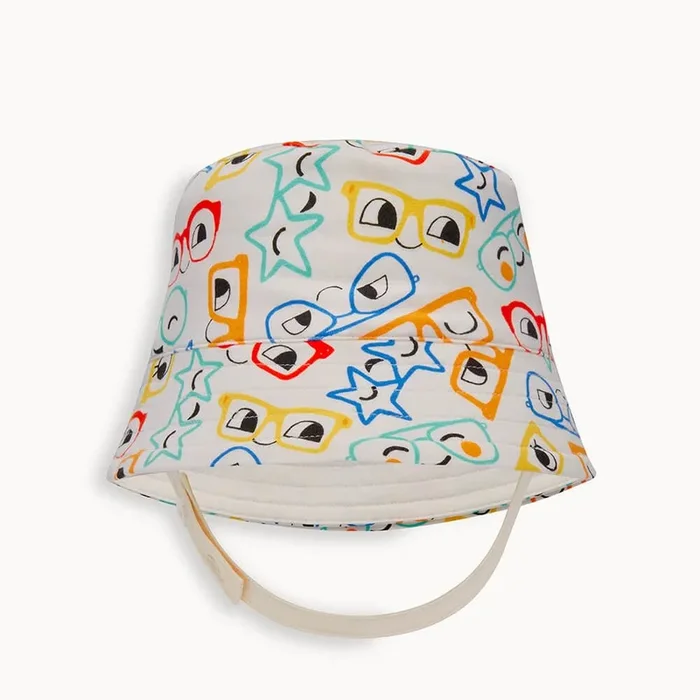 Organic Cotton Rainbow Sunnies Bucket Hat