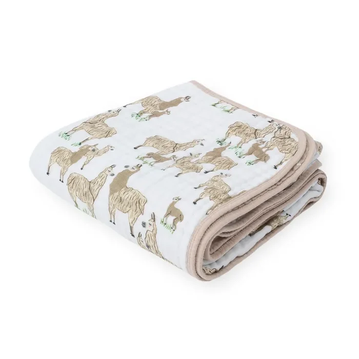 Original Cotton Muslin Quilt – Llama Llama
