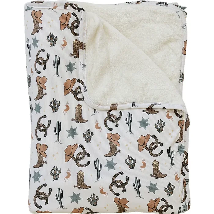Outlaw Cowboy Bamboo Fleece Quilt