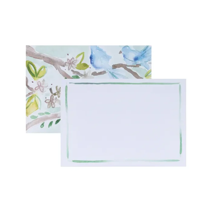 Over The Moon Blue Bird Note Cards (Set of 8)