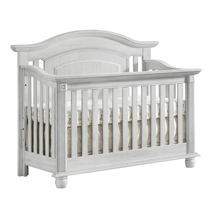 Oxford Baby London Lane 4 In 1 Convertible Crib Vintage White