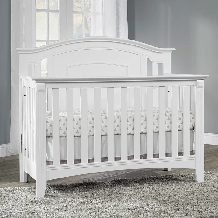 Oxford Baby Willowbrook 4 In 1 Convertible Crib White