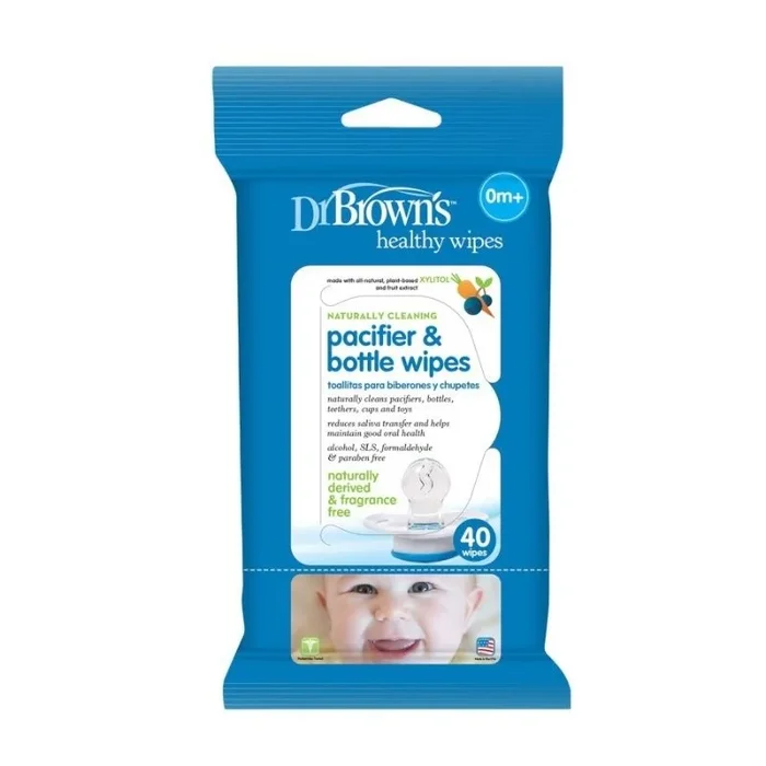 Pacifier & Bottle Wipes – 40pk