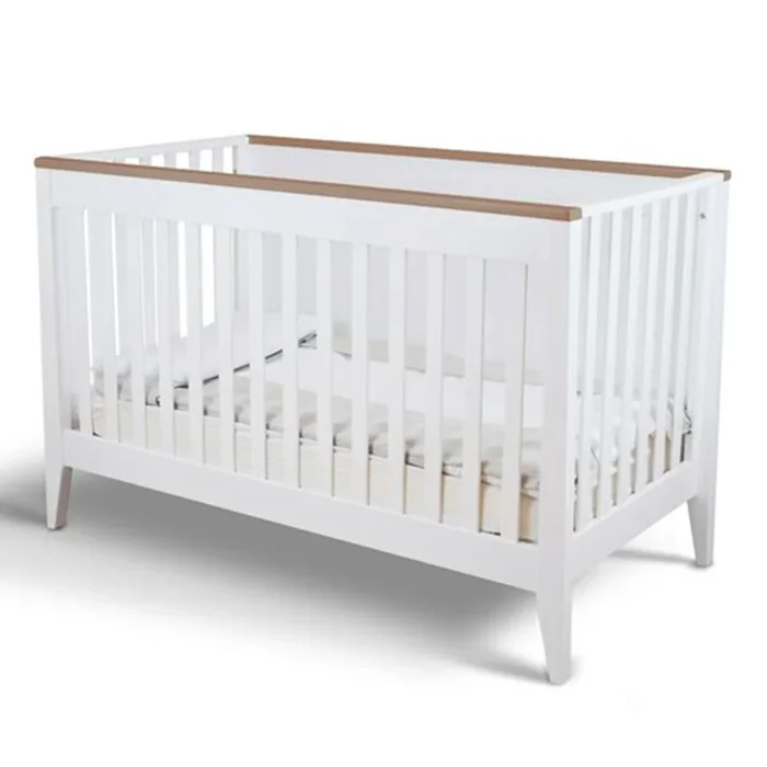 Pali Botticelli Convertible Crib in White/Walnut