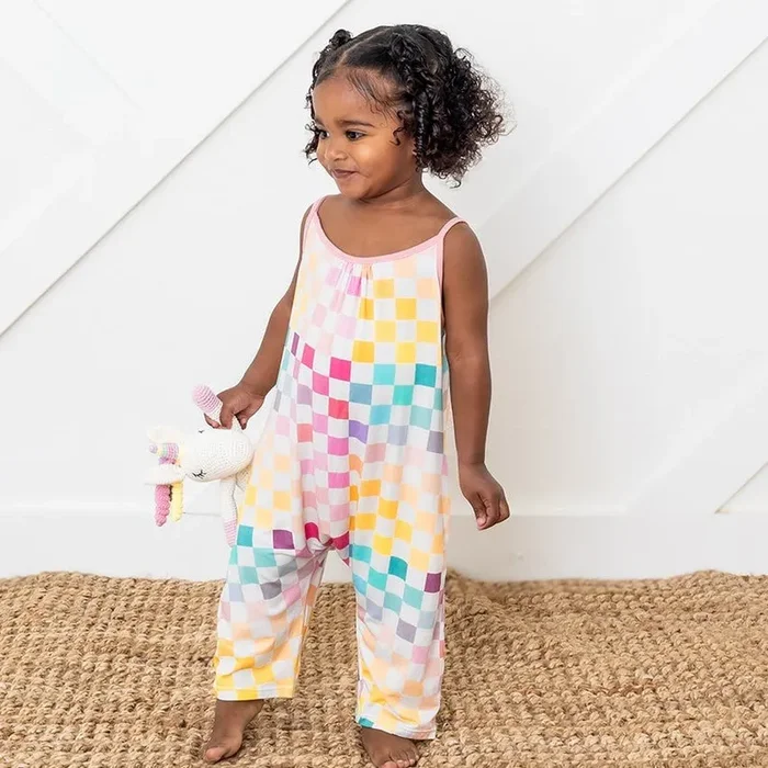 Pastel Checks Jumpsuit
