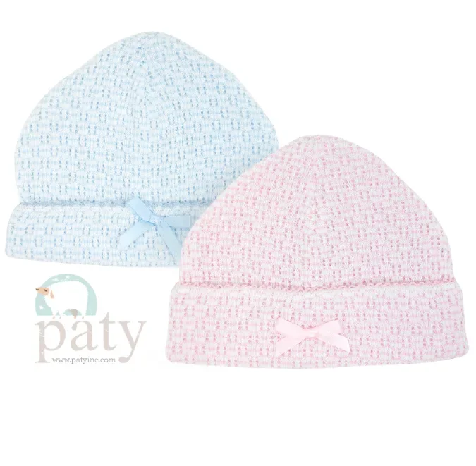 Paty Blue Knit Beanie