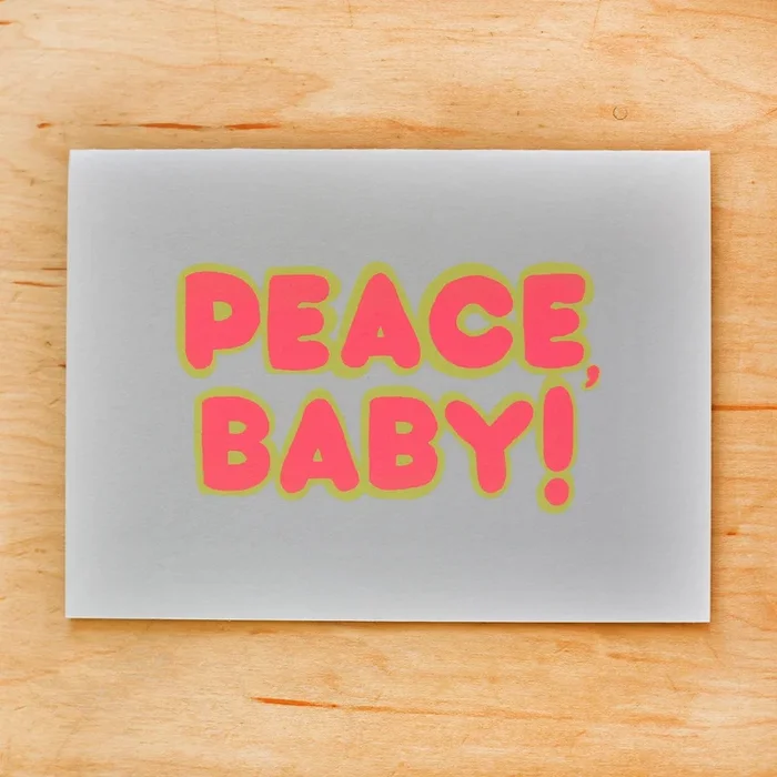 Peace Baby Greeting Card