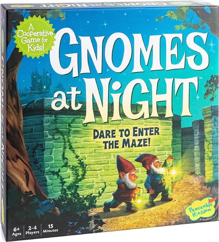 Peaceable Kingdom Gnomes at Night