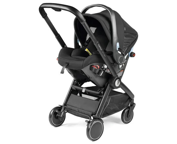 PEG City Loop + Urban Mobility Infant Car Seat and Stroller Combo – True Black