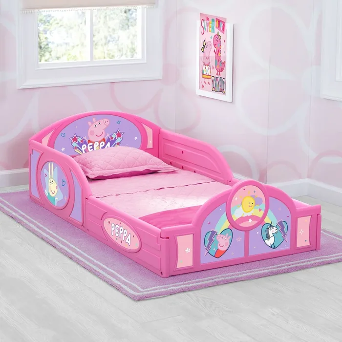 Peppa Pig Plastic Sleep and Play Toddler Bed