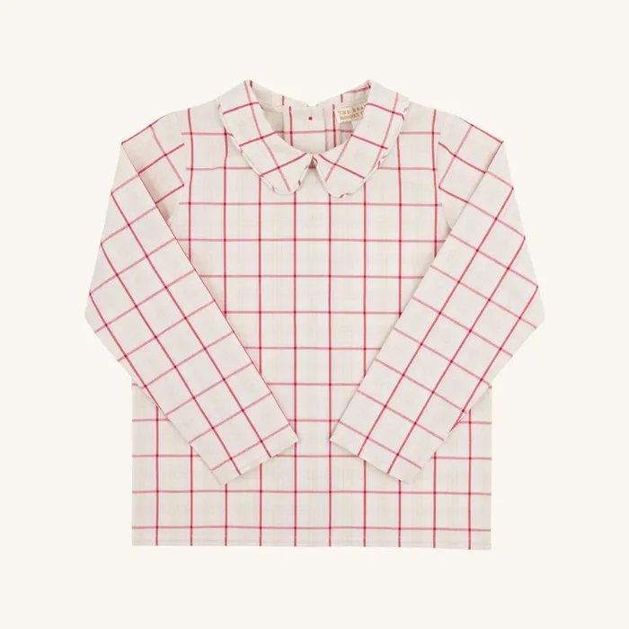 Peter Pan Collar Shirt – Oak Park Plaid