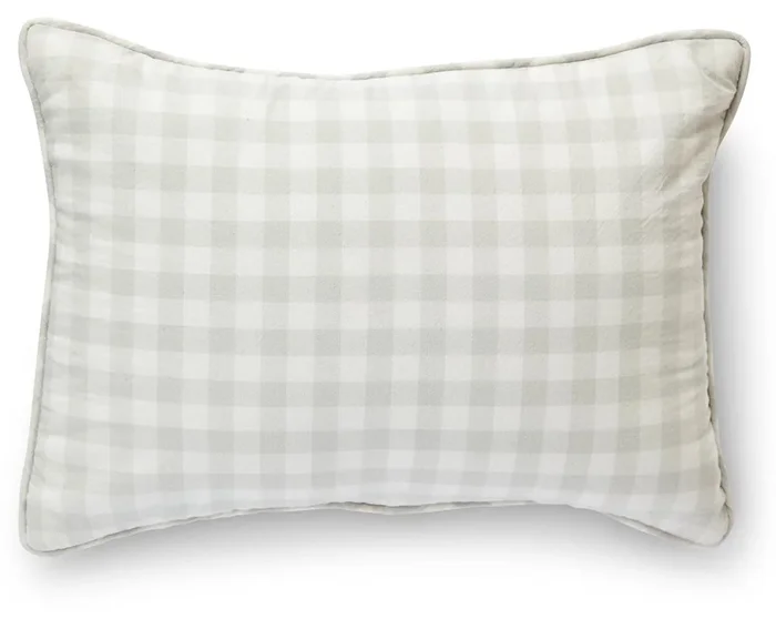 Petit Pehr Pillow – Checkmate Fog