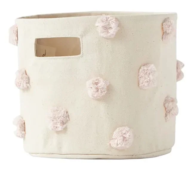Petit Pehr Pom Pom Basket – Mini – Blush