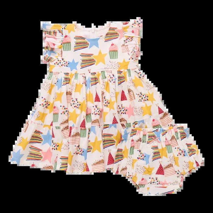 Pink Chicken Jennifer Dress Set | Birthday Star