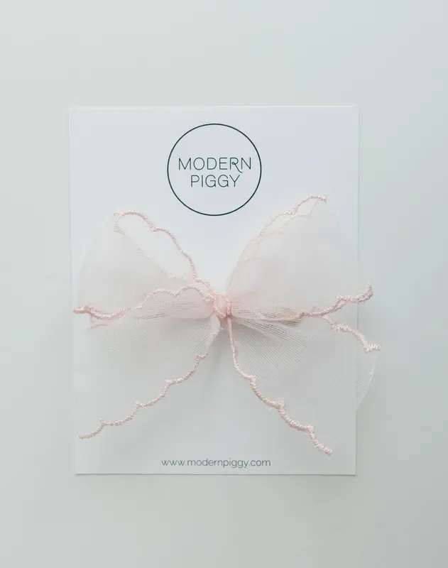 Pink Mist | Pigtail Set – Ribbon Bow