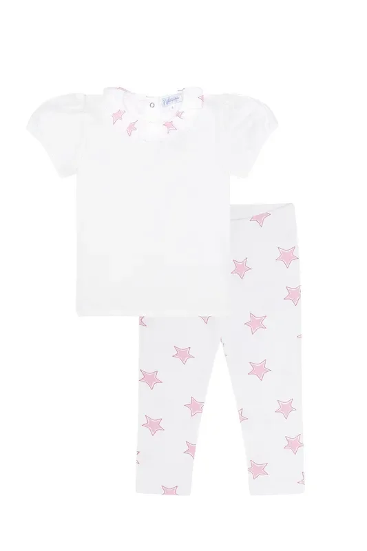 Pink Stars Tee-leggings Set
