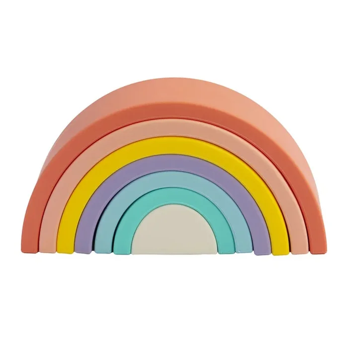 Playground Silicone Rainbow Puzzle Sorbet