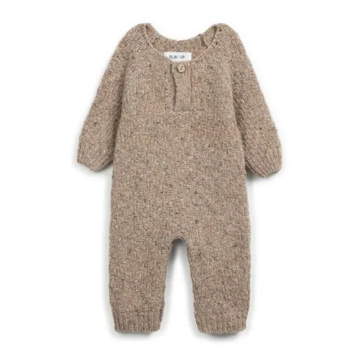PlayUp – Knit Jumpsuit – Natural Speckle