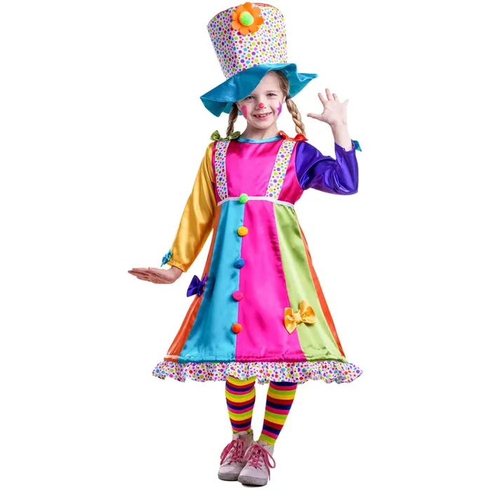 Polka Dot Clown Costume – Kids