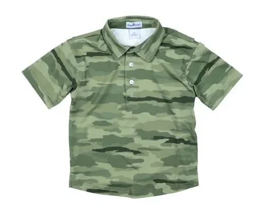 Polo Short Sleeve | Camo Green