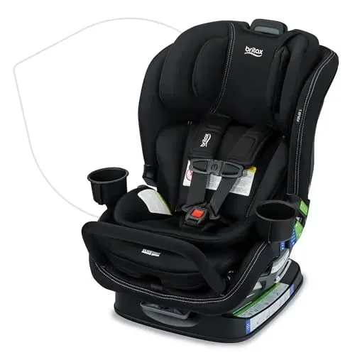 Poplar S Slim 17-Inch Design with ClickTight Technology Convertible Car Seat – Onyx