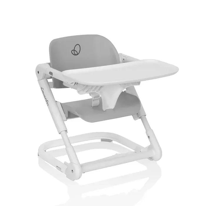 Portable Folding Booster High Chair – White (See Description)