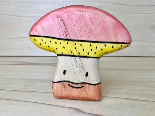 Preorder – Wooden King Bolete Mushroom Toys