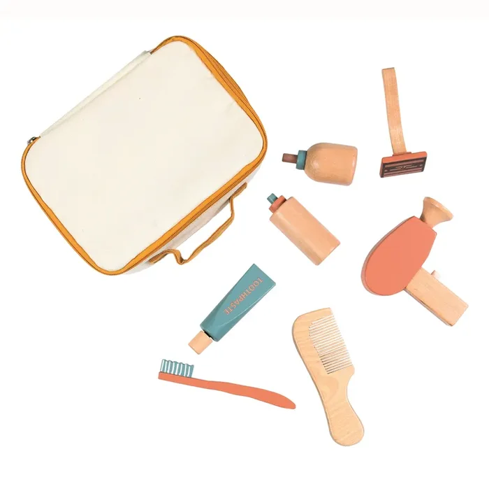 Pretend Play Set – Shaving Kit In A Fabric Case