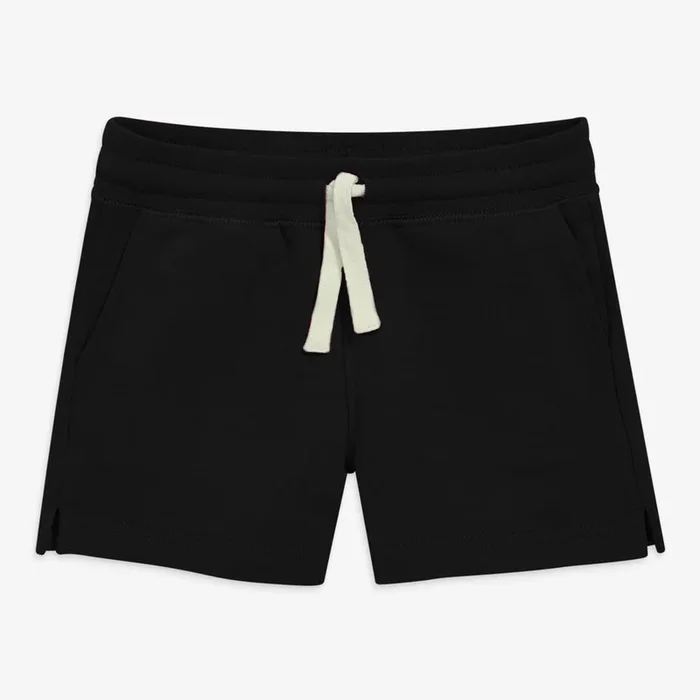 Primary French Terry Track Short | Black