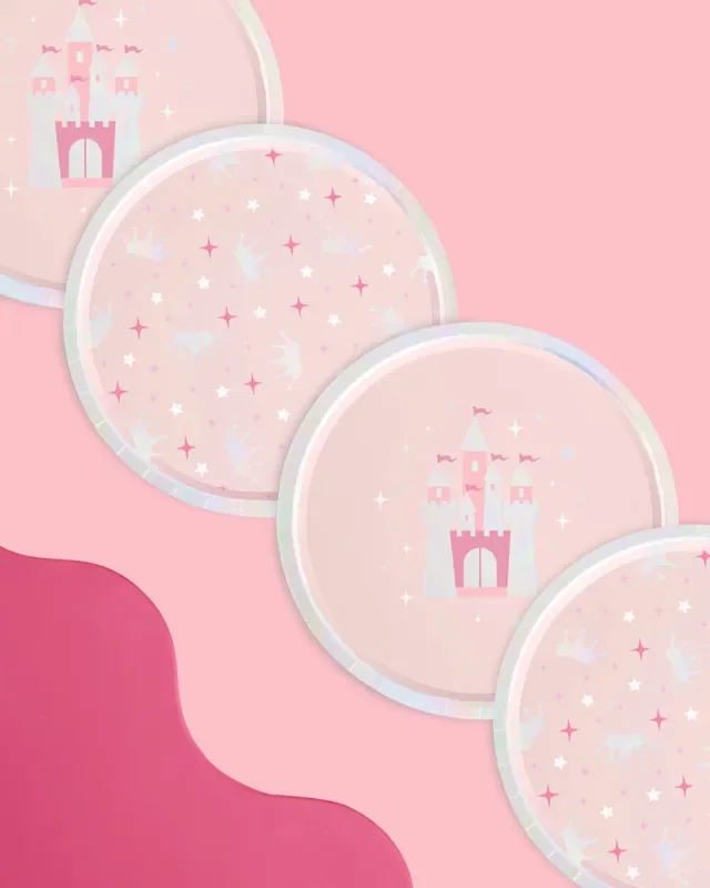 Princess Plates – 24 Paper Plates