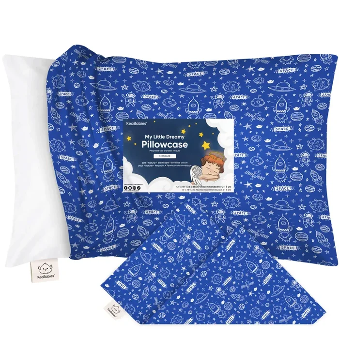 Printed Toddler Pillowcase 13X18″ (Off to Space)