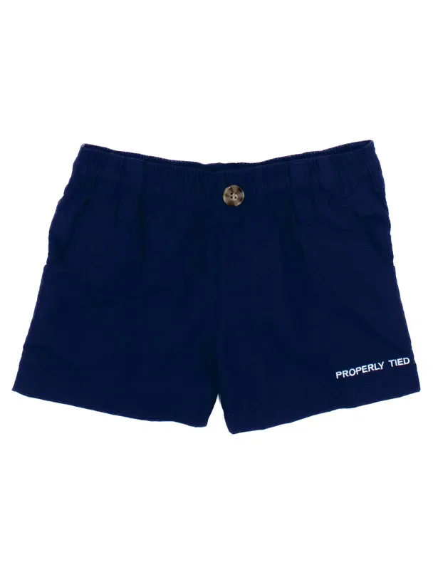 Properly Tied Boys Mallard Short Navy