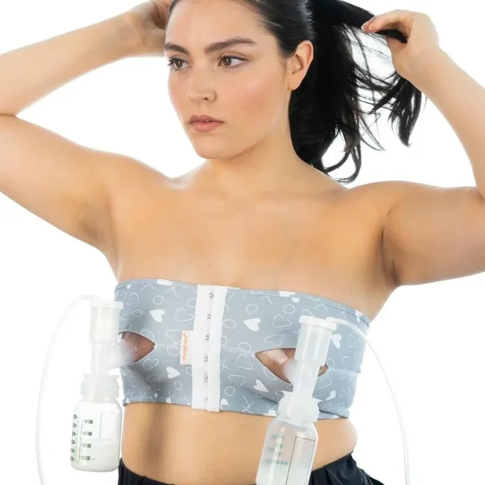 PumpEase Hands Free Pumping Bra – Hugs and Kisses