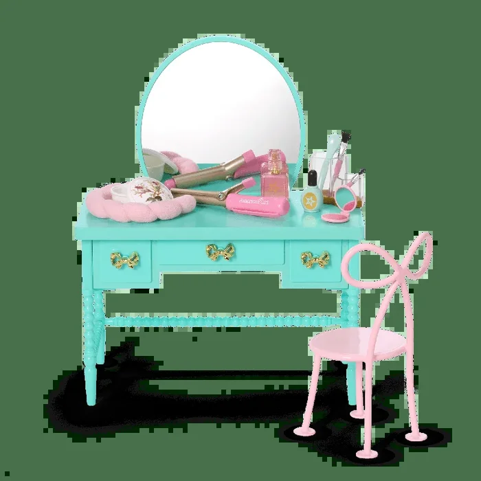Raquel’s™ Vintage Vanity for 18-inch Dolls (Girl of the Year™ 2026)