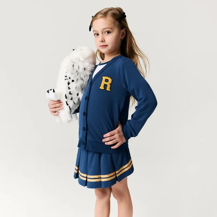 Ravenclaw Varsity League French Terry Varsity Cardigan