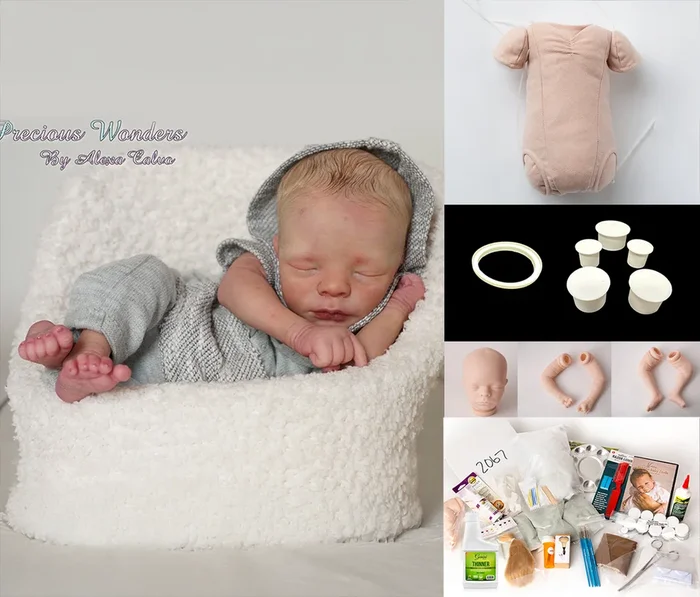 Realborn® Leif Sleeping (18″ Reborn Doll Kit) Complete Beginners Kit!