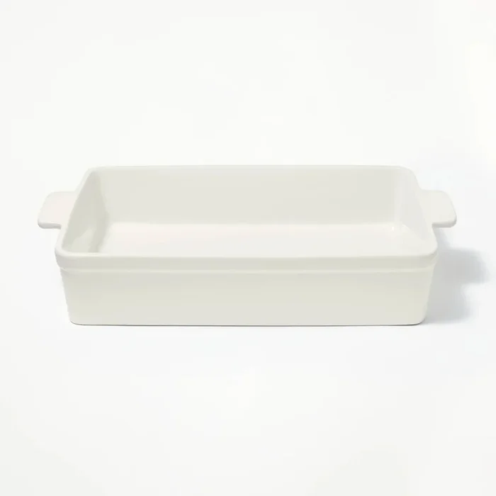 Rectangle Stoneware Baking Dish – Beige